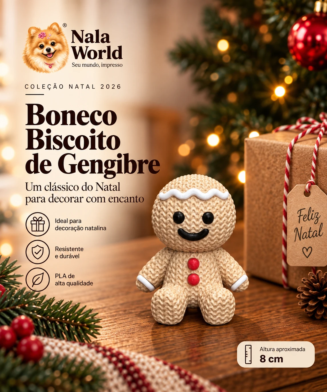Boneco Biscoito de Gengibre